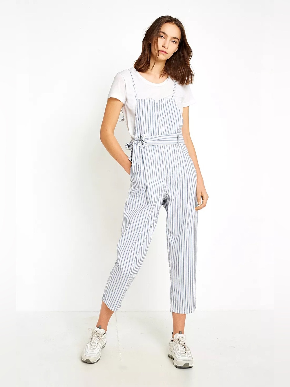 Free People Isabelle Striped Jumpsuit- NWOT Sz L